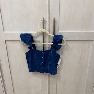 Casual cute crop top